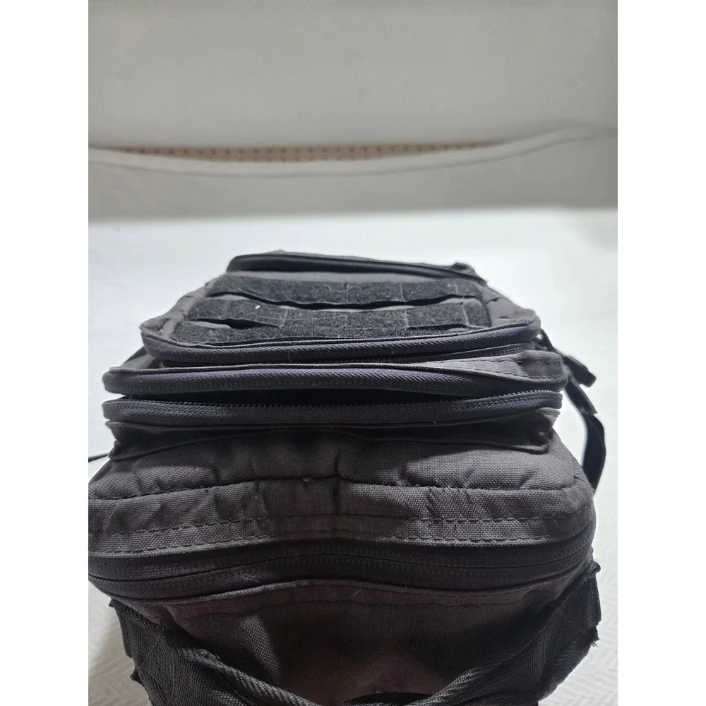 Red Rock Outdoor Gear Tactical MOLLE Backpack Black 15